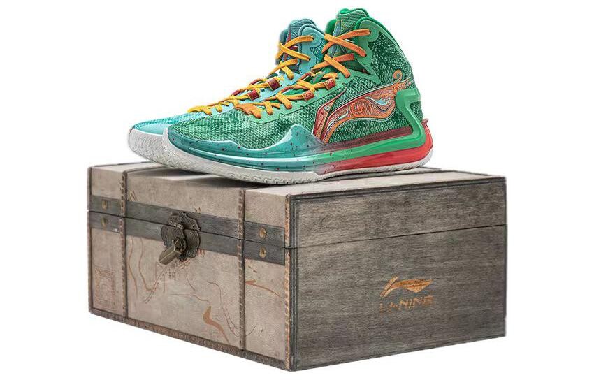 Баскетбольные кроссовки Liren 4 унисекс с высоким берцем цвета нефритовый морозный зеленый/чистый синий Lining
Баскетбольные кроссовки Liren 4 унисекс с высоким берцем цвета нефритовый морозный зеленый/чистый синий Lining