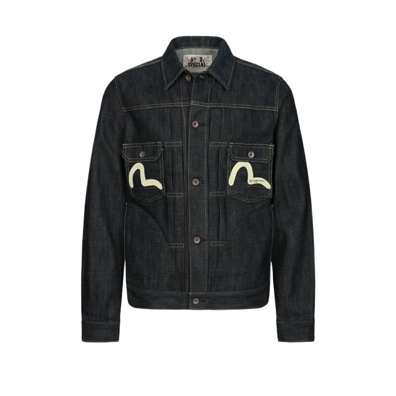 Куртка мужская джинсовая синяя Evisu, синий
Куртка мужская джинсовая синяя Evisu, синий