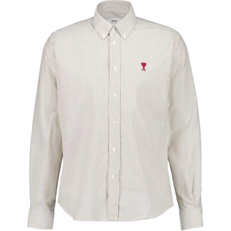 Ami Paris полосатая рубашка с вышивкой AMIPARIS, зеленый
Ami Paris полосатая рубашка с вышивкой AMIPARIS, зеленый
