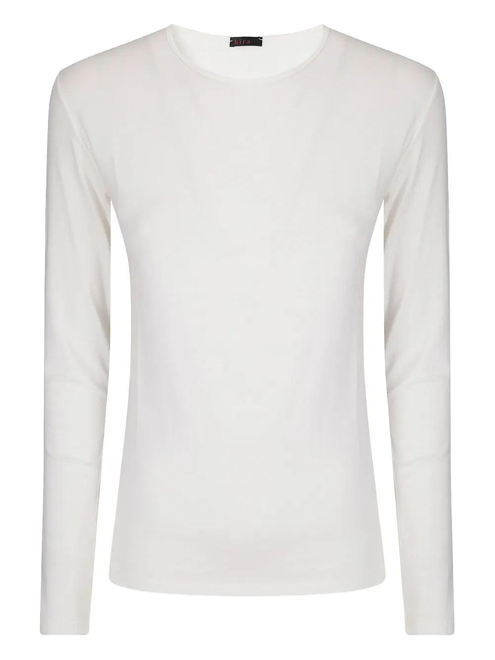Футболка с круглым вырезом в рубчик HIRA, белый
Футболка с круглым вырезом в рубчик HIRA, белый