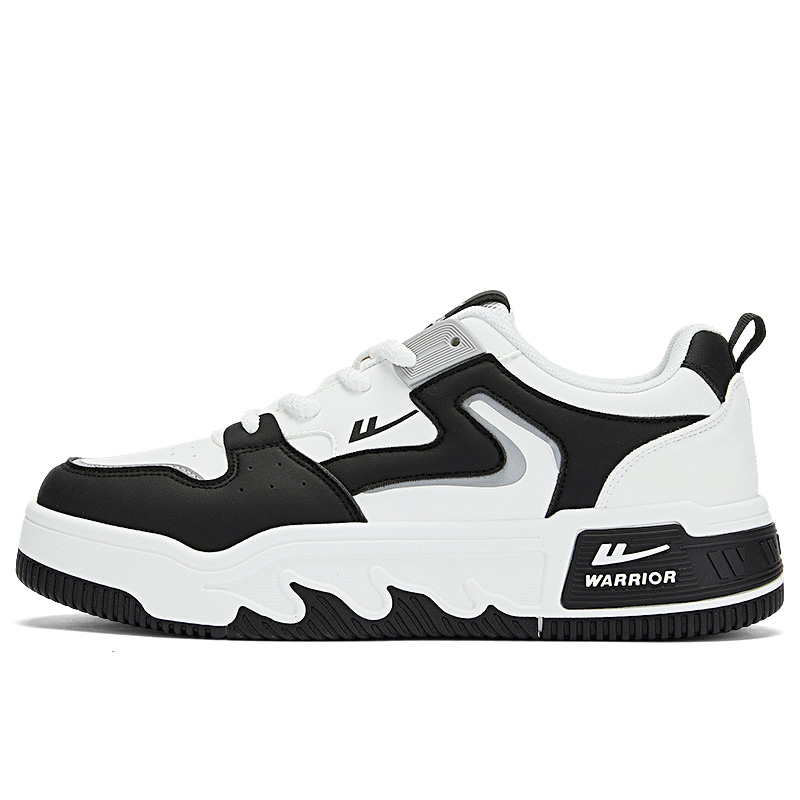 WARRIOR Мужские скейтерские кеды низкие бело-черные, цвет White Black
WARRIOR Мужские скейтерские кеды низкие бело-черные, цвет White Black