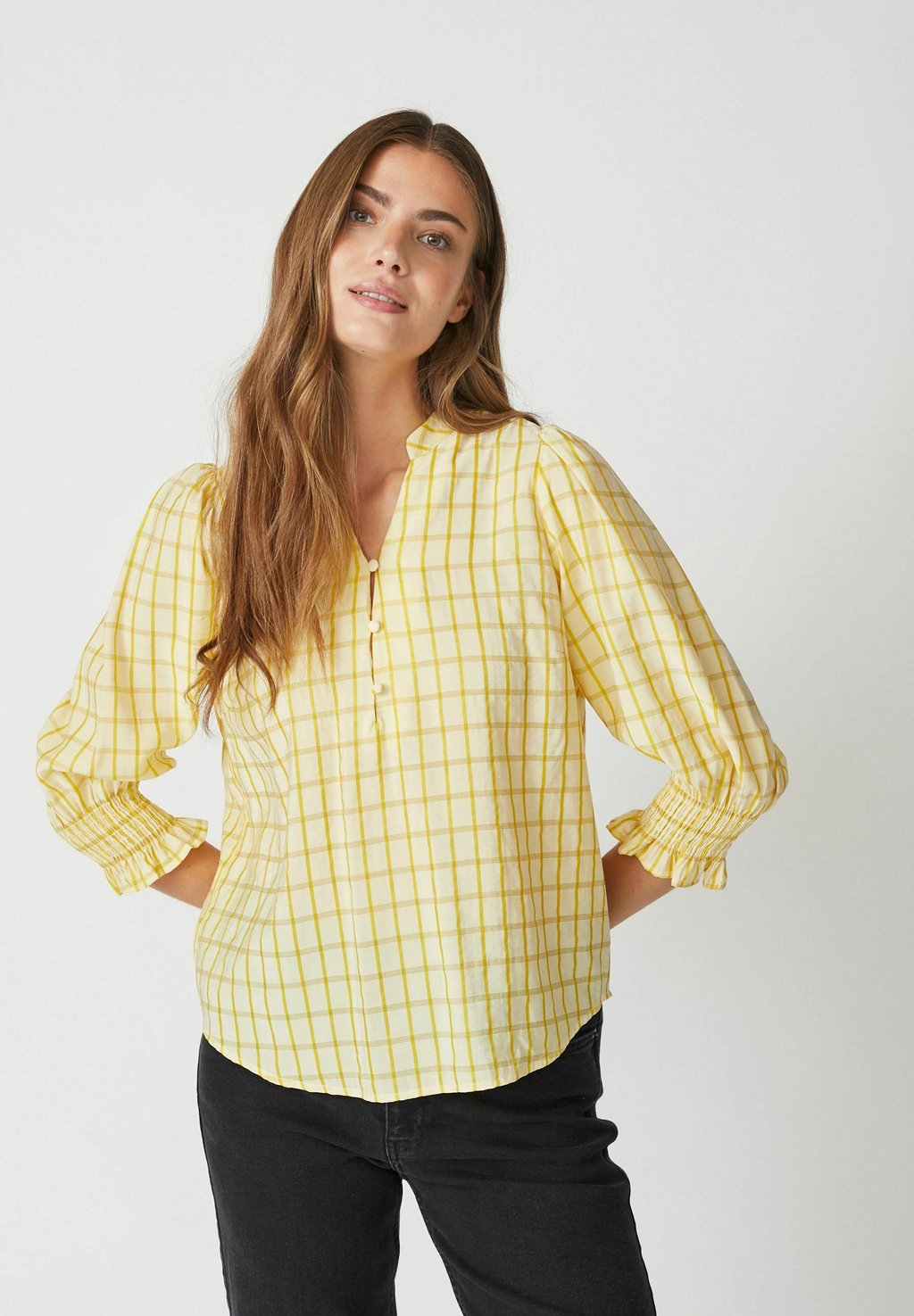 Блуза MangoCC Co'couture, светло-желтый
Блуза MangoCC Co'couture, светло-желтый