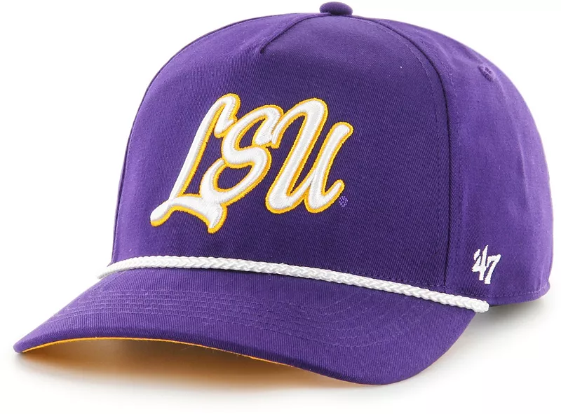 Мужская регулируемая кепка LSU Tigers фиолетового цвета с надписями '47 LSU Tigers
Мужская регулируемая кепка LSU Tigers фиолетового цвета с надписями '47 LSU Tigers