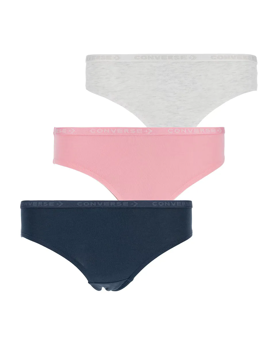 Упаковка из 3 классических бикини Converse, розовый
Упаковка из 3 классических бикини Converse, розовый