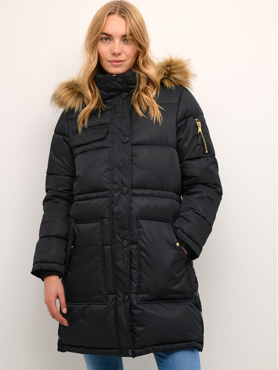 Пуховик стандартного кроя Cream, черный
Пуховик стандартного кроя Cream, черный