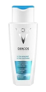 Vichy Dercos Ультра успокаивающий шампунь 200 мл для сухих волос 
Vichy Dercos Ультра успокаивающий шампунь 200 мл для сухих волос
