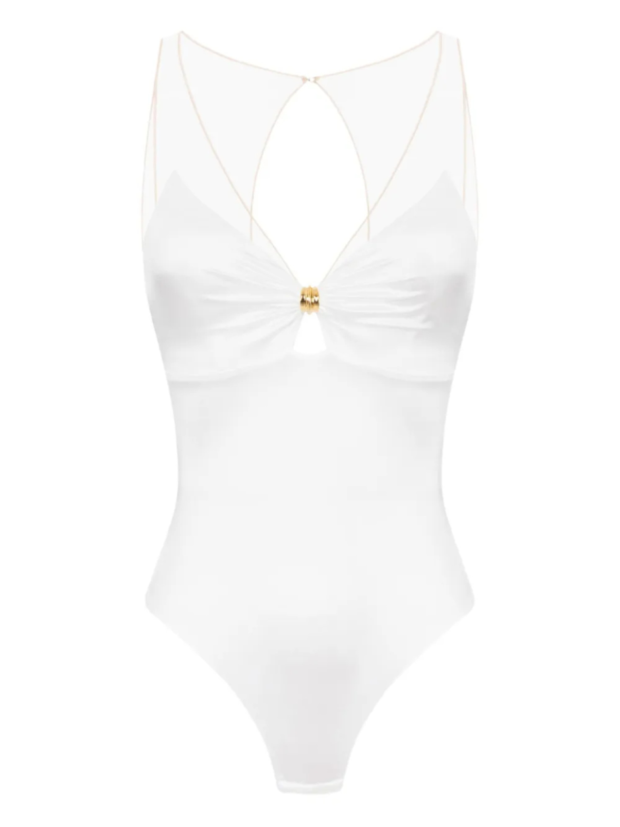 Боди с V-образным вырезом Elisabetta Franchi, белый
Боди с V-образным вырезом Elisabetta Franchi, белый