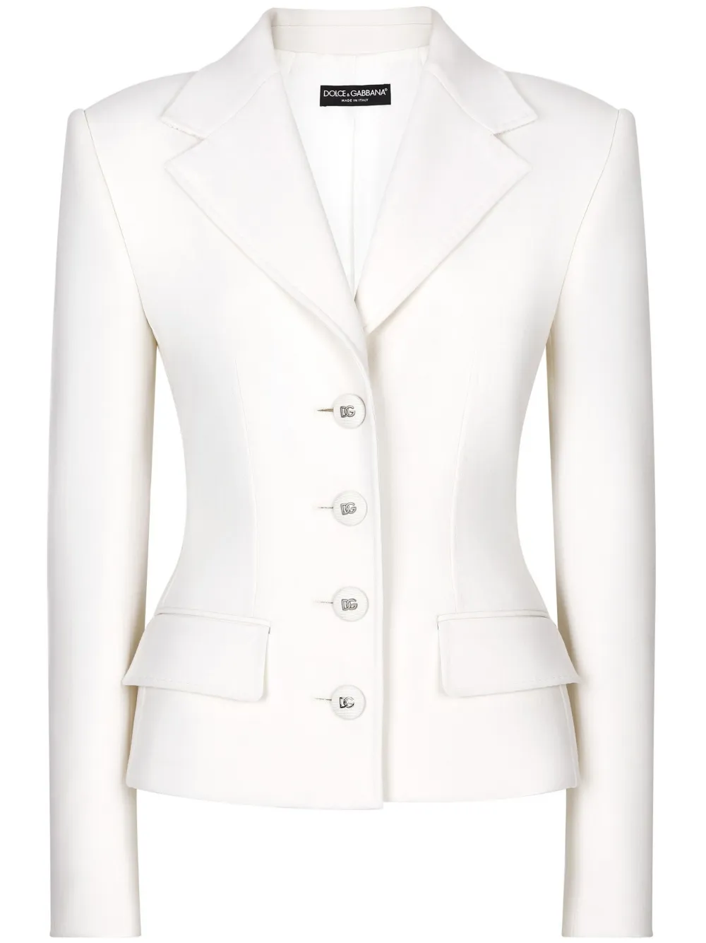 Однобортный блейзер DOLCE & GABBANA, белый
Однобортный блейзер DOLCE & GABBANA, белый