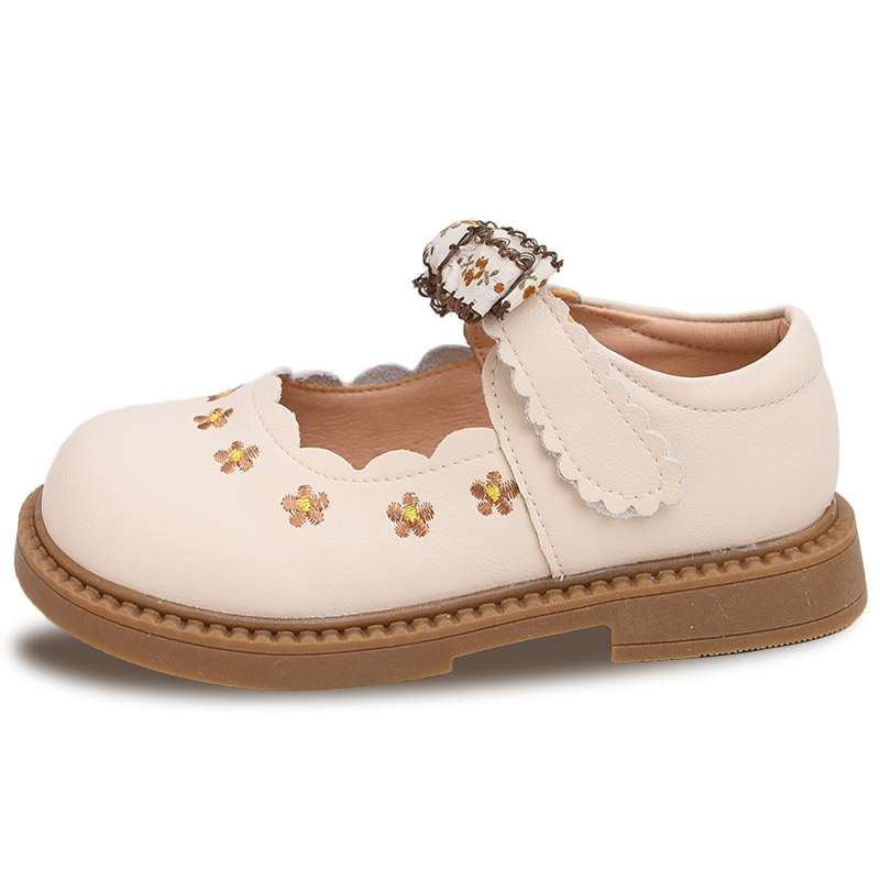 Антискользящие и износостойкие легкие детские кожаные туфли Budding, Ecru
Антискользящие и износостойкие легкие детские кожаные туфли Budding, Ecru