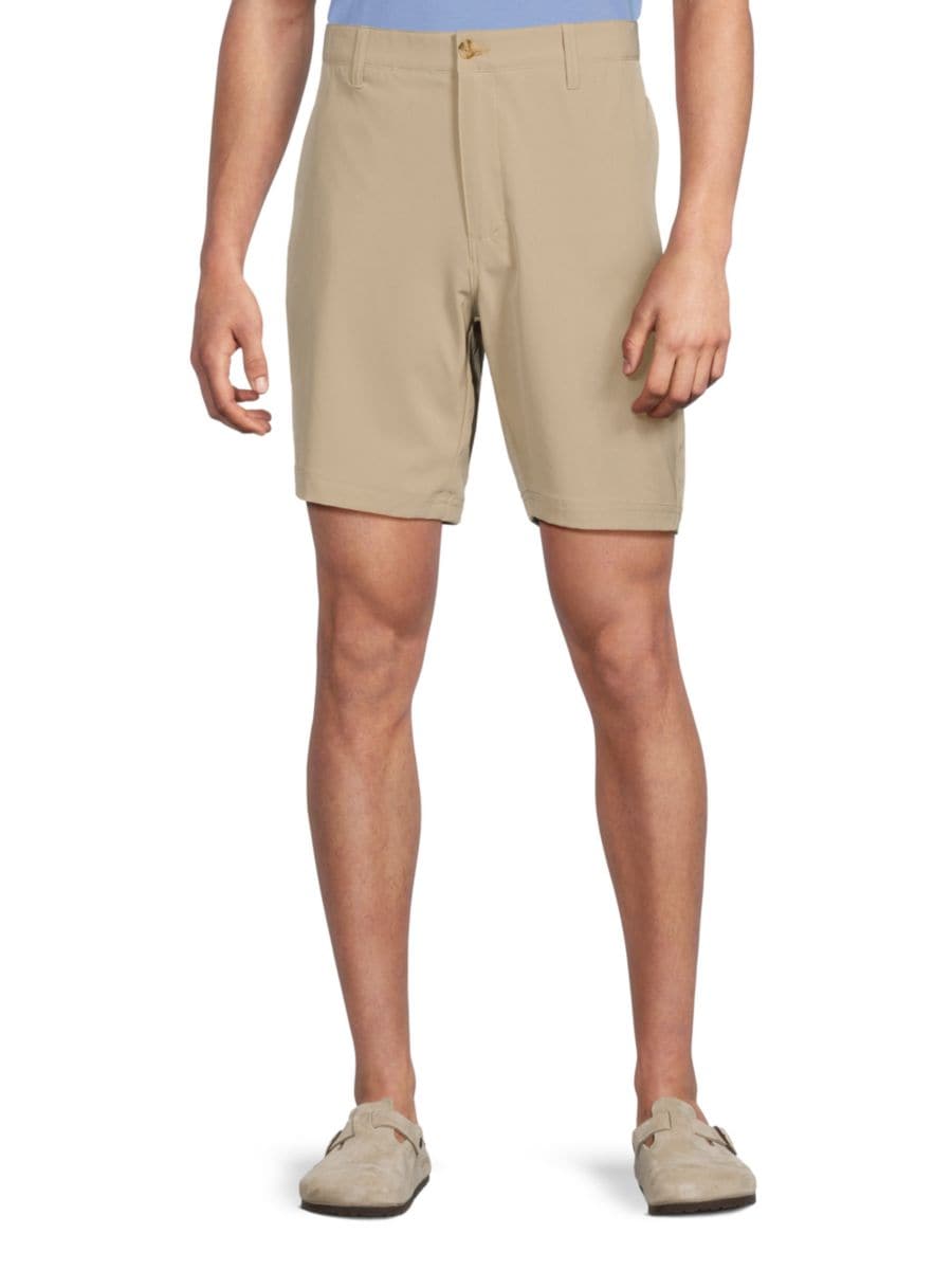 Однотонные шорты чинос с плоским передом TailorByrd, хаки
Однотонные шорты чинос с плоским передом TailorByrd, хаки