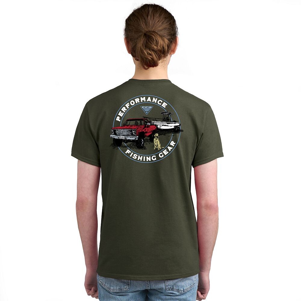 Мужская футболка с короткими рукавами и рисунком Columbia PFG, цвет Green Truck
Мужская футболка с короткими рукавами и рисунком Columbia PFG, цвет Green Truck