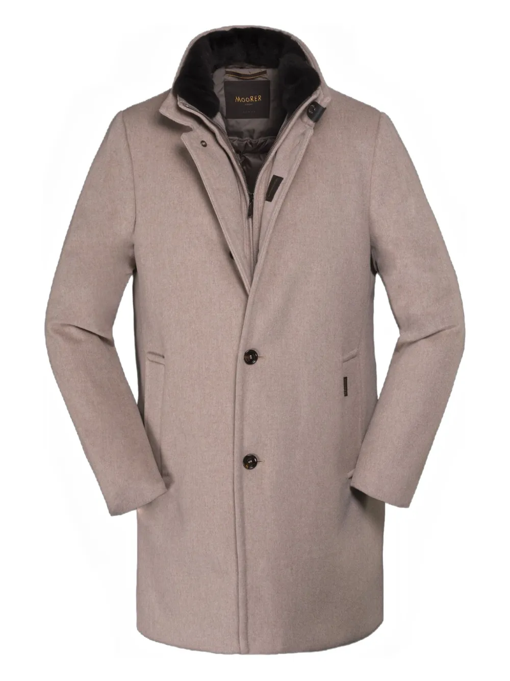Двубортное пальто из смесовой шерсти Moorer, нейтральный
Двубортное пальто из смесовой шерсти Moorer, нейтральный
