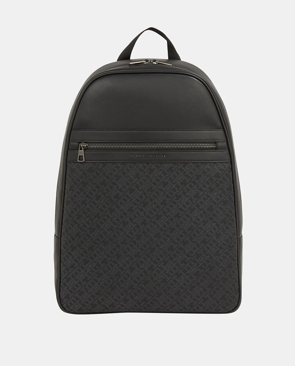 Мужская сумка из экокожи с внешним карманом и монограммой Tommy Hilfiger, черный
Мужская сумка из экокожи с внешним карманом и монограммой Tommy Hilfiger, черный