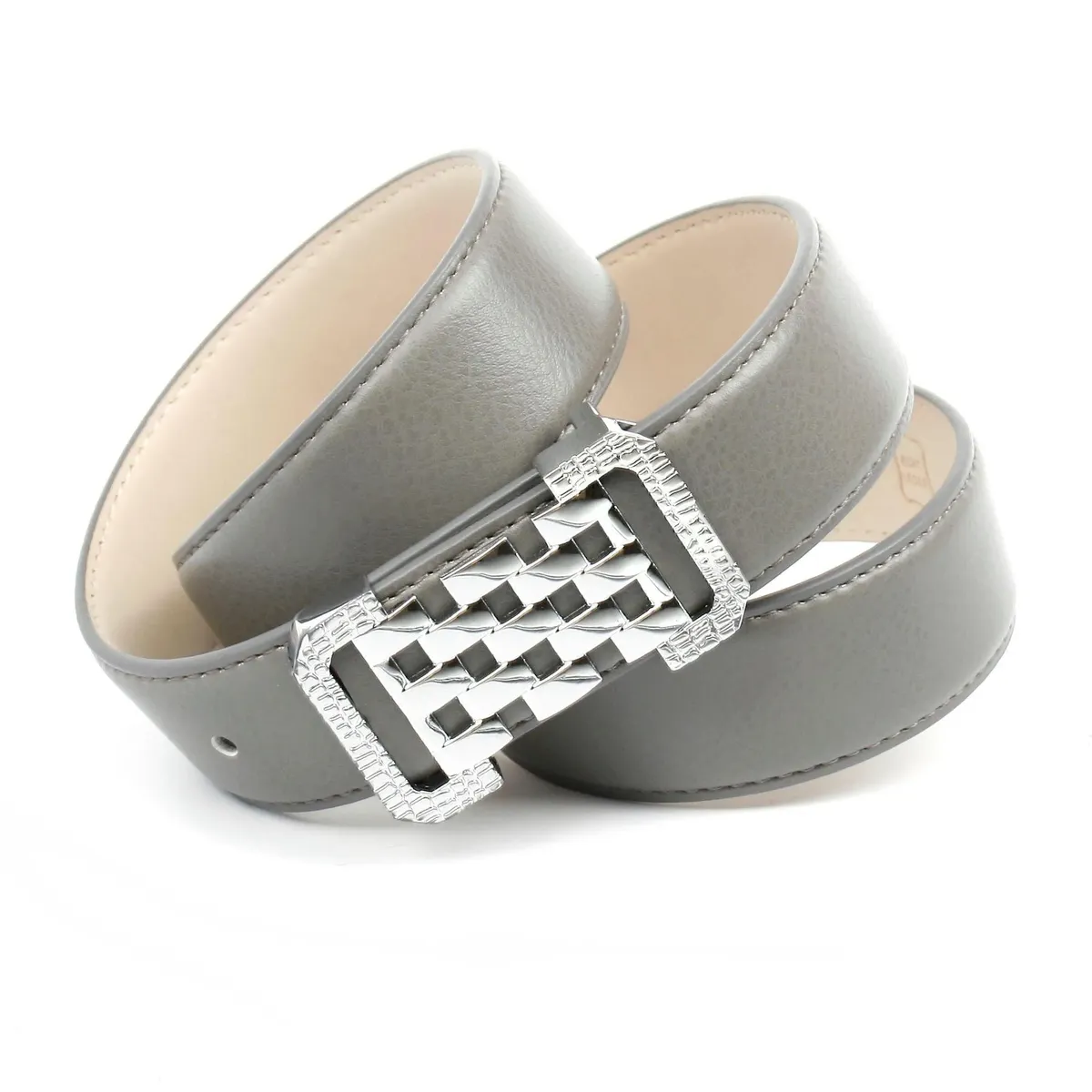 Кожаный ремень Anthoni Crown, серый кожаный ремень с модной застежкой, серый
Кожаный ремень Anthoni Crown, серый кожаный ремень с модной застежкой, серый