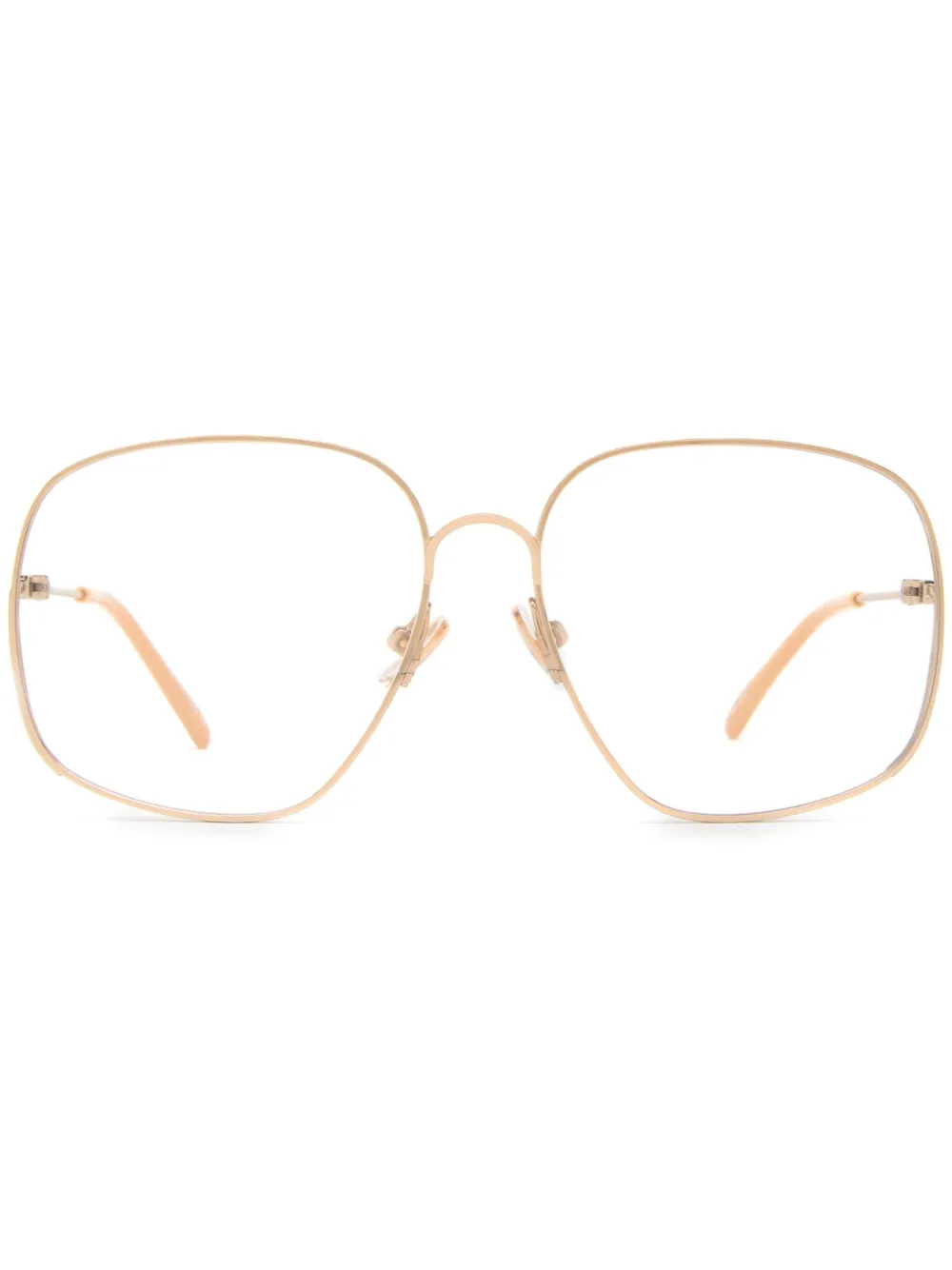 Очки в квадратной оправе Chloé Eyewear, золотой
Очки в квадратной оправе Chloé Eyewear, золотой