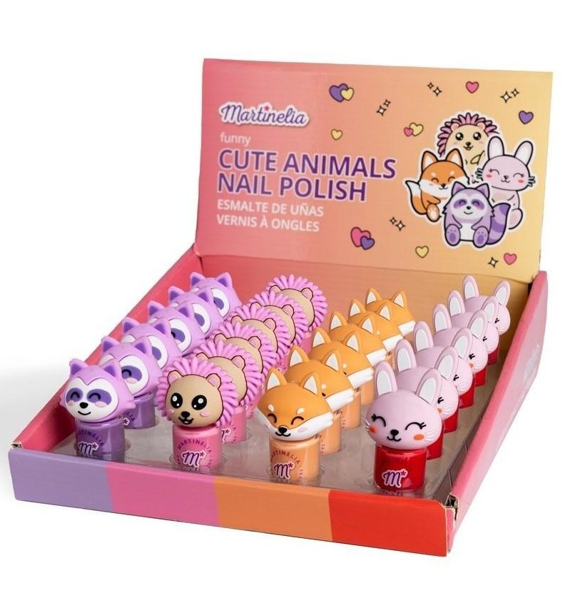 Лак для ногтей для детей, лак для ногтей с животными Martinelia 3 мл
Лак для ногтей для детей, лак для ногтей с животными Martinelia 3 мл