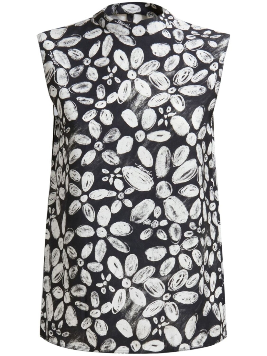 Marni топ без рукавов с цветочным принтом, черный
Marni топ без рукавов с цветочным принтом, черный