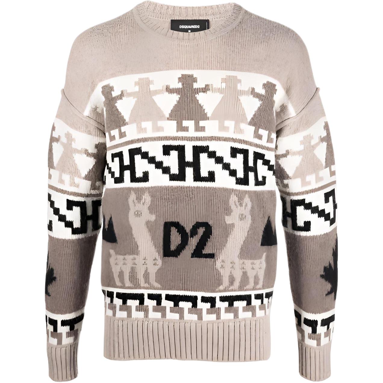 DSQUARED 2 Джемпер Dsquared2 с жаккардовым принтом
DSQUARED 2 Джемпер Dsquared2 с жаккардовым принтом