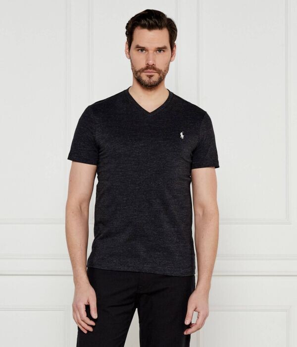 Футболка мужская Polo Ralph Lauren с V-образным вырезом, черный
Футболка мужская Polo Ralph Lauren с V-образным вырезом, черный