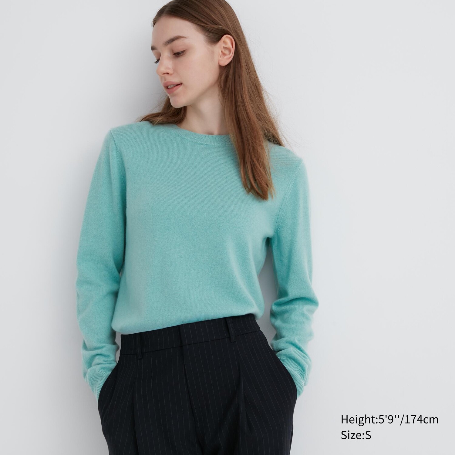 Джемпер из 100% кашемира с круглым вырезом Uniqlo, зеленый
Джемпер из 100% кашемира с круглым вырезом Uniqlo, зеленый