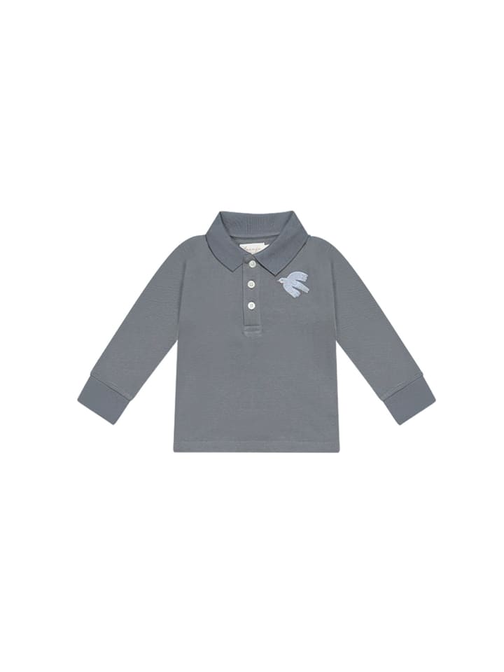 Leevje Рубашка-поло с длинными рукавами, с изображением птицы, синего цвета
Leevje Рубашка-поло с длинными рукавами, с изображением птицы, синего цвета