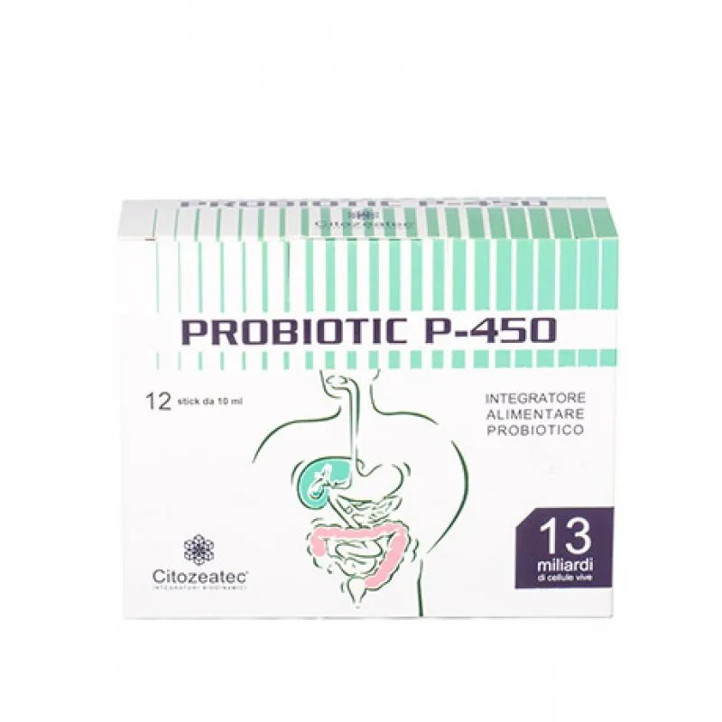 Citozeatec Probiotic P-450 Пробиотическая добавка 12 одноразовых палочек по 10 мл
Citozeatec Probiotic P-450 Пробиотическая добавка 12 одноразовых палочек по 10 мл