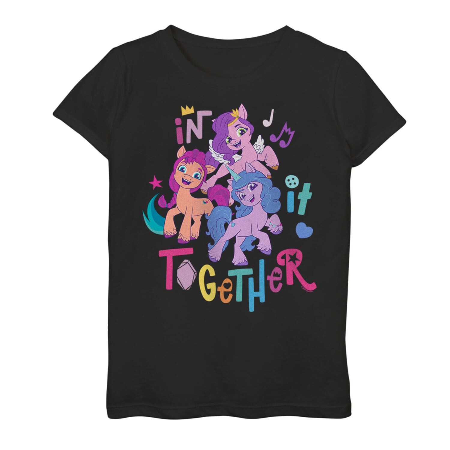 Футболка с рисунком «My Little Pony In It Together» для девочек 7–16 лет, групповая фотография Licensed Character
Футболка с рисунком «My Little Pony In It Together» для девочек 7–16 лет, групповая фотография Licensed Character