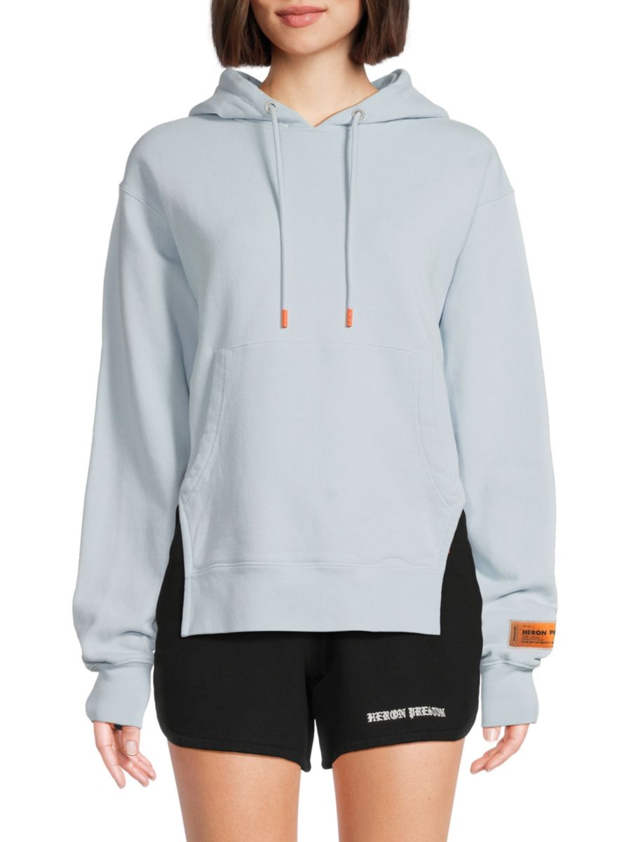 Толстовка с вырезом и спущенными плечами Heron Preston, синий
Толстовка с вырезом и спущенными плечами Heron Preston, синий