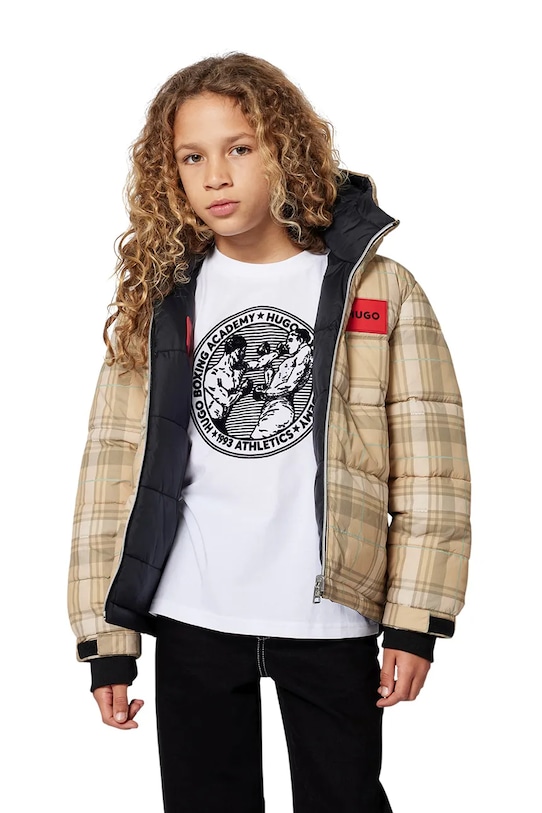 Детский двухсторонний пуховик Hugo, бежевый
Детский двухсторонний пуховик Hugo, бежевый