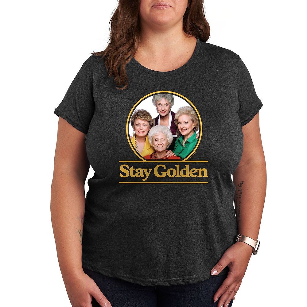Футболка Plus Golden Girls Stay Golden Group с графическим рисунком Licensed Character, цвет Heather Charcoal
Футболка Plus Golden Girls Stay Golden Group с графическим рисунком Licensed Character, цвет Heather Charcoal