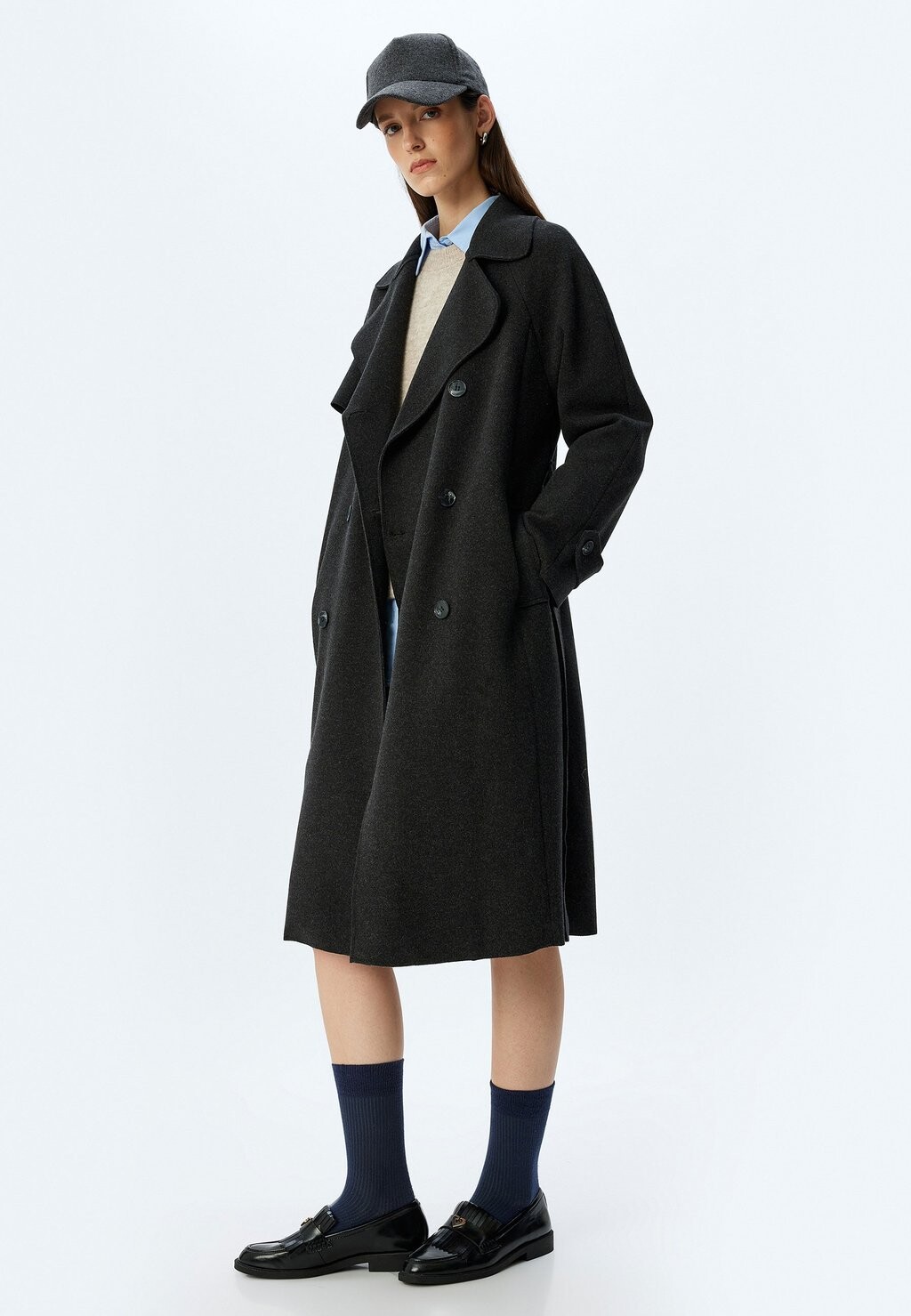 Классическое пальто Koton, антрацит, Черный, Классическое пальто Koton, антрацит
Классическое пальто Koton, антрацит, Черный, Классическое пальто Koton, антрацит