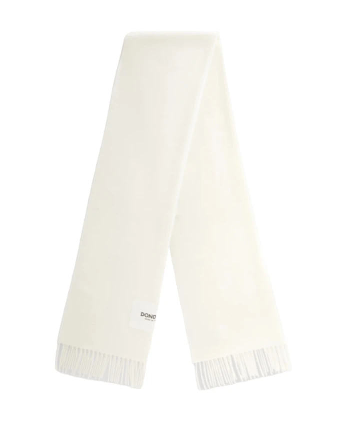 Шарф R с бахромой и этикеткой с логотипом Dondup, белый
Шарф R с бахромой и этикеткой с логотипом Dondup, белый