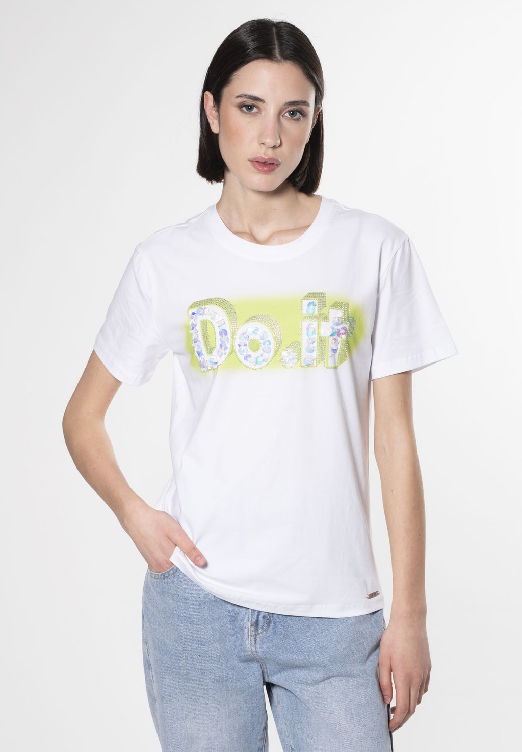 Футболка с принтом INFLUENCER, белый
Футболка с принтом INFLUENCER, белый