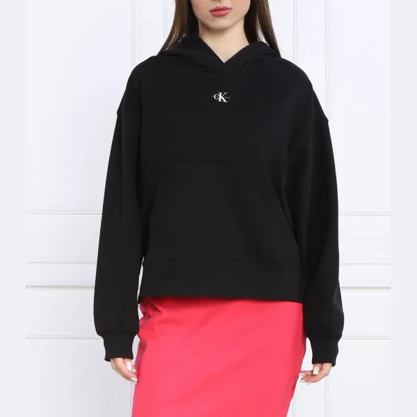 Толстовка оверсайз с микромонологом Calvin Klein, черный
Толстовка оверсайз с микромонологом Calvin Klein, черный