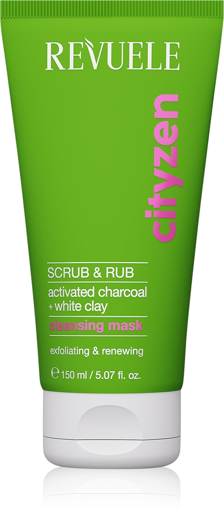 Отшелушивающая очищающая маска для лица Cityzen Scrub & Rub с активированным углем Revuele, 150 мл
Отшелушивающая очищающая маска для лица Cityzen Scrub & Rub с активированным углем Revuele, 150 мл