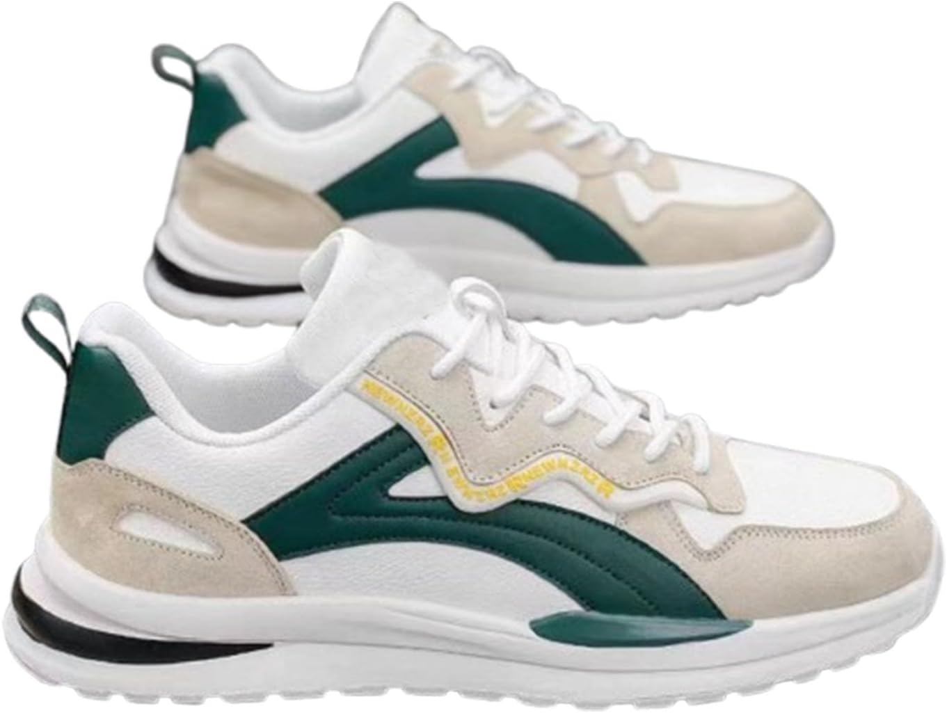 Мужские кроссовки с толстой подошвой для бега с дышащей конструкцией для тренировок в зале, спортивные кроссовки с улучшенной амортизацией и поддержкой Generic, Green-g
Мужские кроссовки с толстой подошвой для бега с дышащей конструкцией для тренировок в зале, спортивные кроссовки с улучшенной амортизацией и поддержкой Generic, Green-g