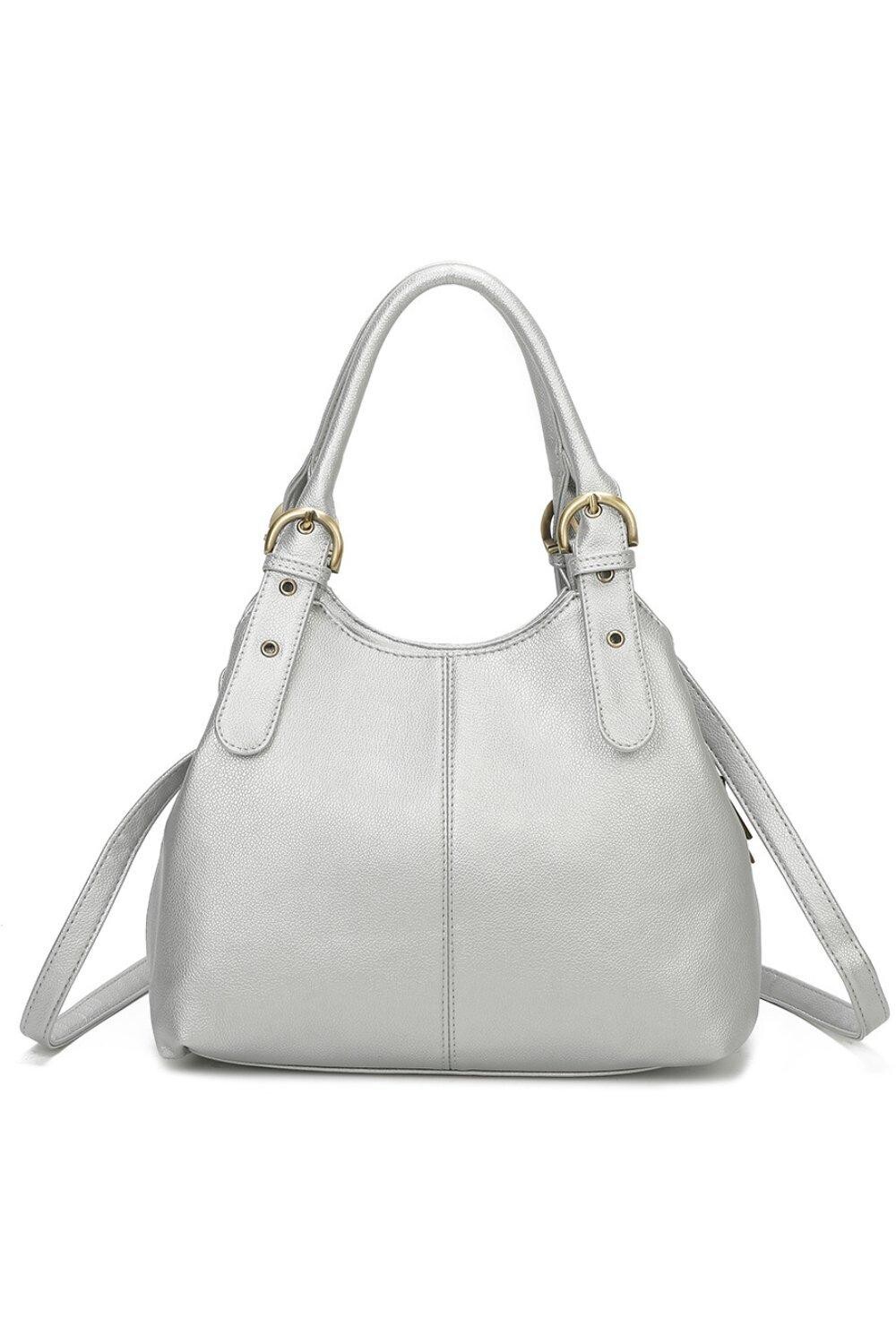 Сумка-трансформер Drei из искусственной кожи с тремя отделениями и регулируемыми ремнями Fontanella Fashion, серебро, Серый, Сумка-трансформер Drei из искусственной кожи с тремя отделениями и регулируемыми ремнями Fontanella Fashion, серебро
Сумка-трансформер Drei из искусственной кожи с тремя отделениями и регулируемыми ремнями Fontanella Fashion, серебро, Серый, Сумка-трансформер Drei из искусственной кожи с тремя отделениями и регулируемыми ремнями Fontanella Fashion, серебро