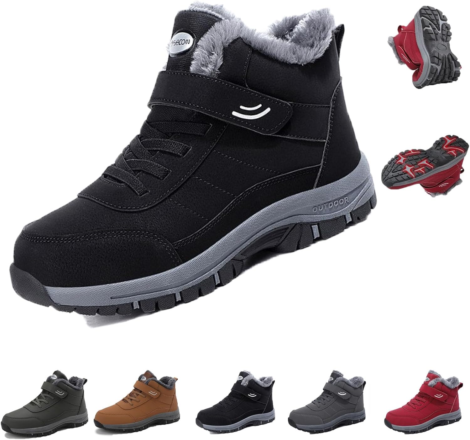 Orthoboots Pro - Эргономичные зимние ботинки, утепленные водонепроницаемые кроссовки с противоскользящей подошвой, ортопедические ботинки для женщин и мужчин Lpfkyt, черный
Orthoboots Pro - Эргономичные зимние ботинки, утепленные водонепроницаемые кроссовки с противоскользящей подошвой, ортопедические ботинки для женщин и мужчин Lpfkyt, черный