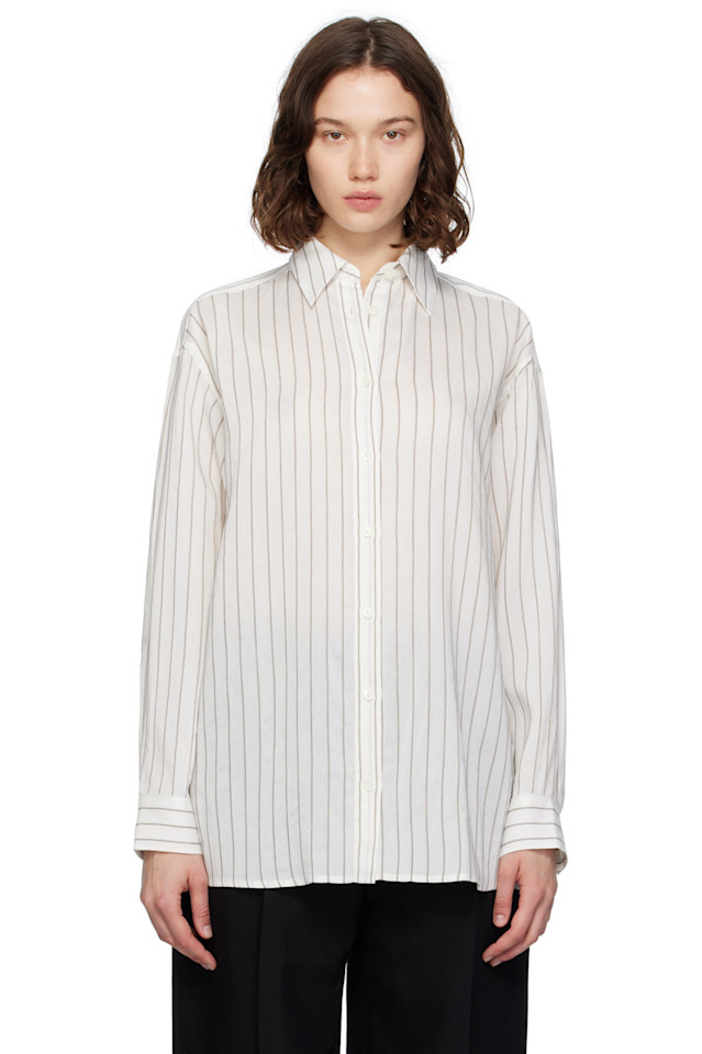 Рубашка в полоску Toteme, мультиколор
Рубашка в полоску Toteme, мультиколор