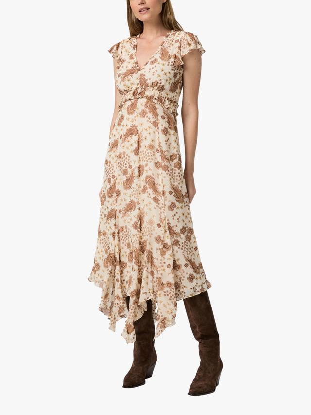 Платье Eleonora Paisley из чистого шелка PAIGE, White/Brown
Платье Eleonora Paisley из чистого шелка PAIGE, White/Brown