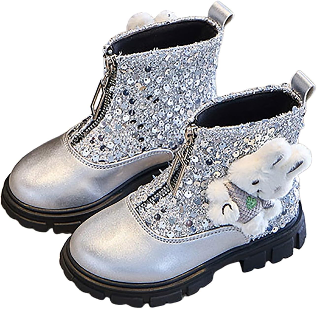 Девочковые милые ботильоны IWIHMIV для детей с толстой подошвой, на молнии, модные повседневные, с толстой подошвой, противоскользящие короткие ботинки, Silver
Девочковые милые ботильоны IWIHMIV для детей с толстой подошвой, на молнии, модные повседневные, с толстой подошвой, противоскользящие короткие ботинки, Silver