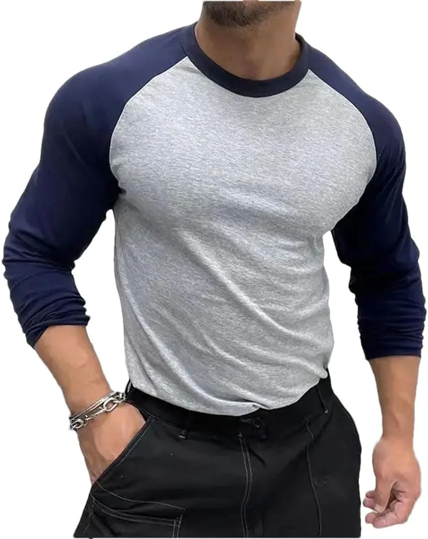 Мужская футболка Slim Fit с длинным рукавом
Мужская футболка Slim Fit с длинным рукавом
