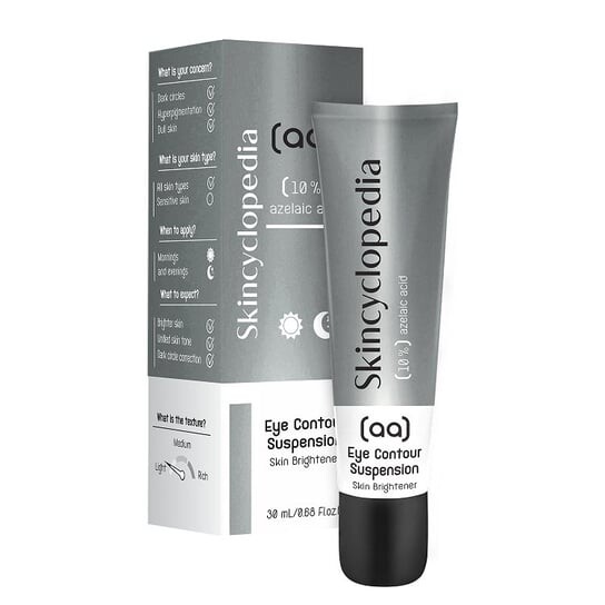 Крем-сыворотка для глаз, осветляющая темные круги, с 10% азелаиновой кислотой, 30 мл Skincyclopedia
Крем-сыворотка для глаз, осветляющая темные круги, с 10% азелаиновой кислотой, 30 мл Skincyclopedia