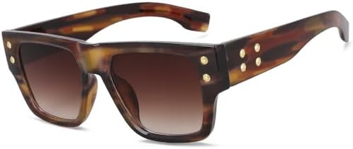 Солнцезащитные очки в стиле ретро 2027 года с крупными заклепками для мужчин и женщин, солнцезащитные очки для женщин с защитой от УФ-излучения UV400 MTZJH, Leopardtea
Солнцезащитные очки в стиле ретро 2027 года с крупными заклепками для мужчин и женщин, солнцезащитные очки для женщин с защитой от УФ-излучения UV400 MTZJH, Leopardtea