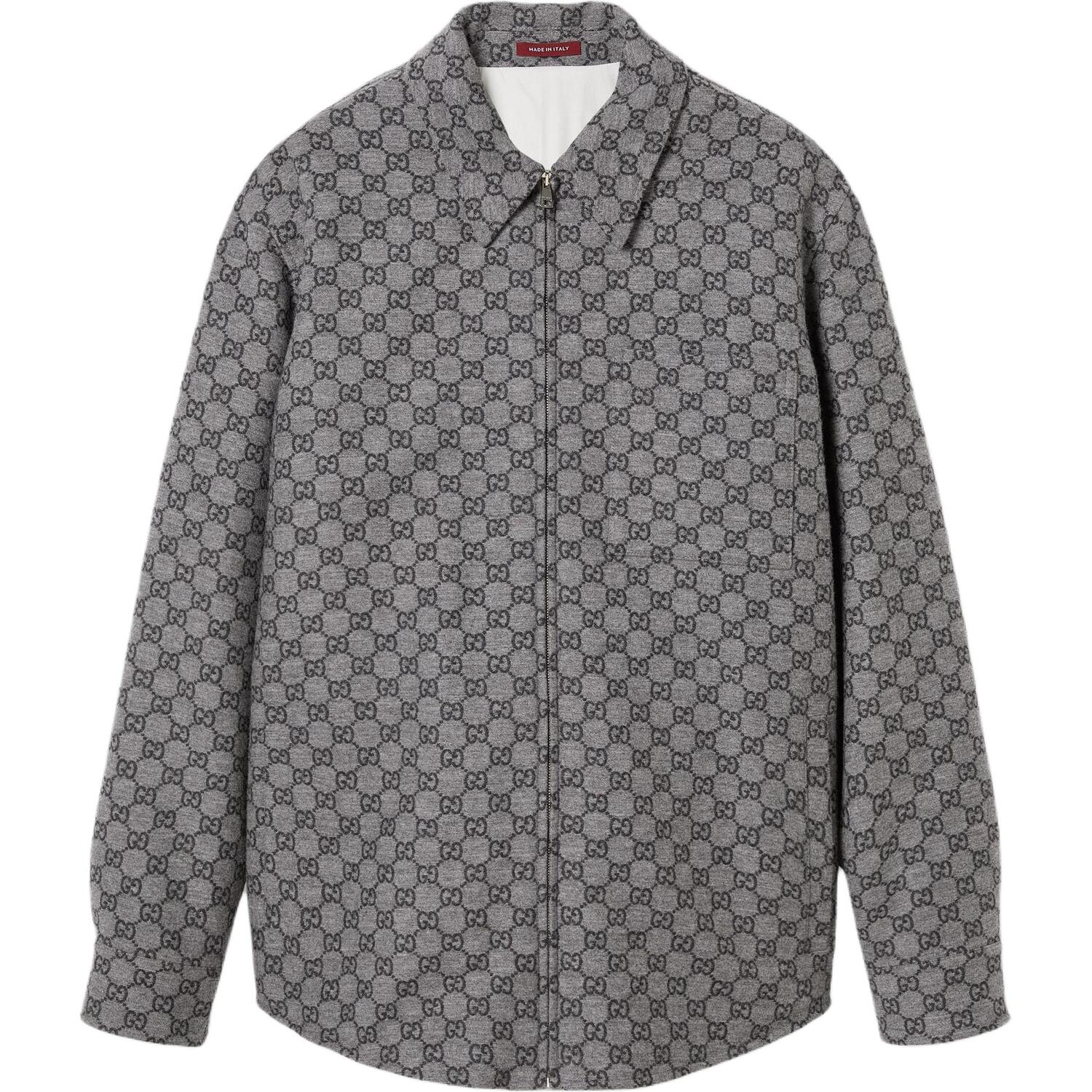 GG фланелевая рубашка-овершерт GUCCI, серый
GG фланелевая рубашка-овершерт GUCCI, серый