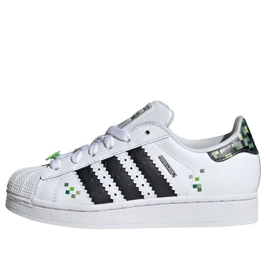 Кроссовки (GS) adidas x Minecraft Superstar Creepers 'White Core Black', белый
Кроссовки (GS) adidas x Minecraft Superstar Creepers 'White Core Black', белый