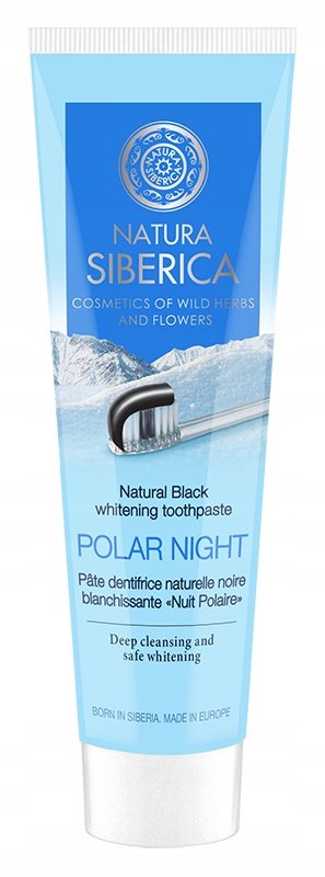 Зубная паста SIBERICA отбеливающая черная Полярная ночь 100 г без фтора Natura Siberica
Зубная паста SIBERICA отбеливающая черная Полярная ночь 100 г без фтора Natura Siberica