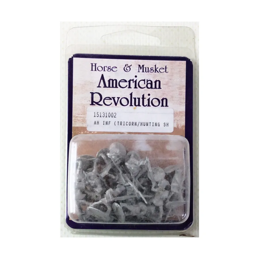 Американская пехота в треуголках и охотничьих рубашках, Historical Miniatures (15mm) (Game Figures)