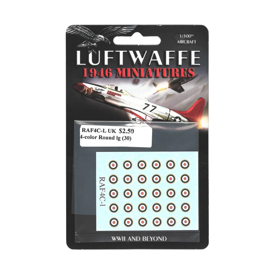 Великобритания - Круглые знаки, 4 цвета, большие, Decals - Blue Sky 
Великобритания - Круглые знаки, 4 цвета, большие, Decals - Blue Sky