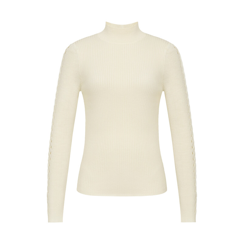 Женский свитер Deep Breath в полоску с высоким воротником, хаки
Женский свитер Deep Breath в полоску с высоким воротником, хаки